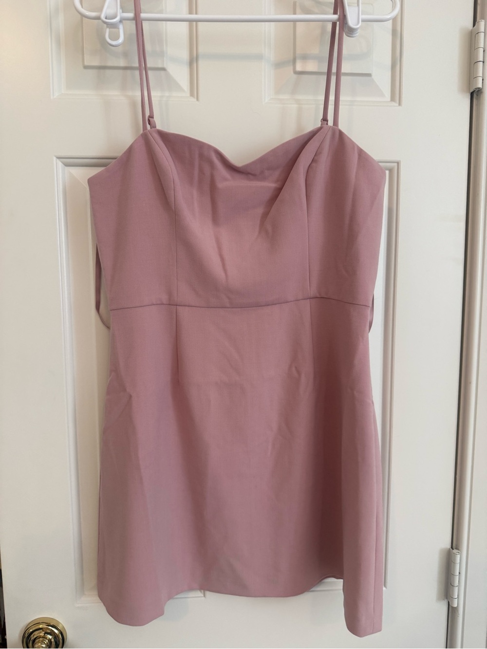 French Connection Rose Pink Spaghetti Strap Mini Dress